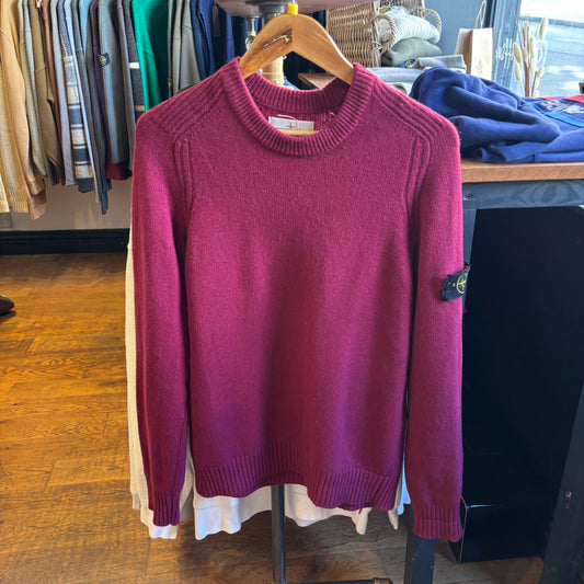 Stone Island AW18 Pullover Knit Jumper Red (Medium)