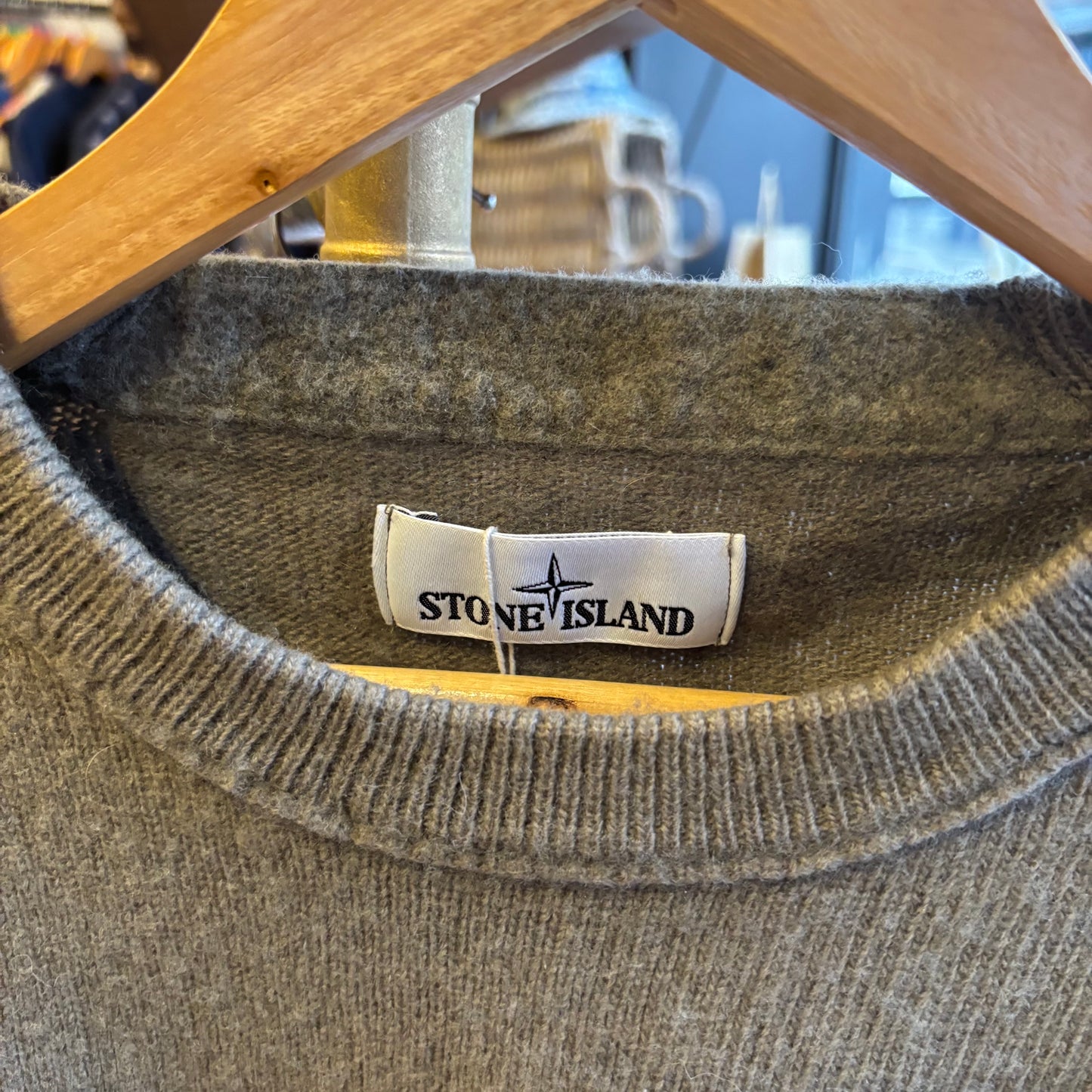 Stone Island A/W 2016 Pullover Knit Jumper Green (Medium)