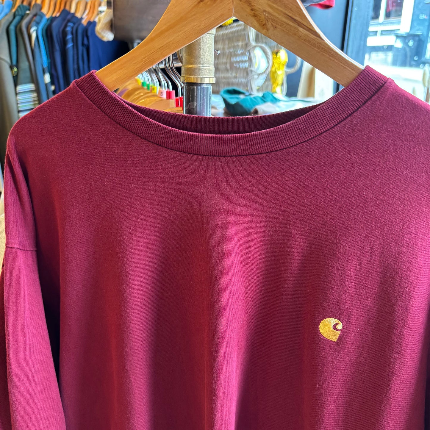 Carhartt Longsleeve Chase T-Shirt Red (XL)