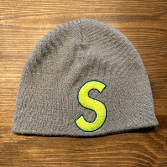 Supreme SS23 New Era S Logo Beanie Grey