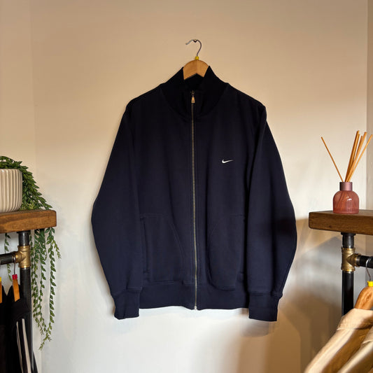 Nike Swoosh Full Zip Jumper Navy (Medium)