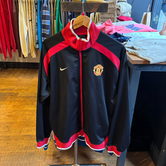 Man United Nike 2005/06 Track Jacket Black (Large)
