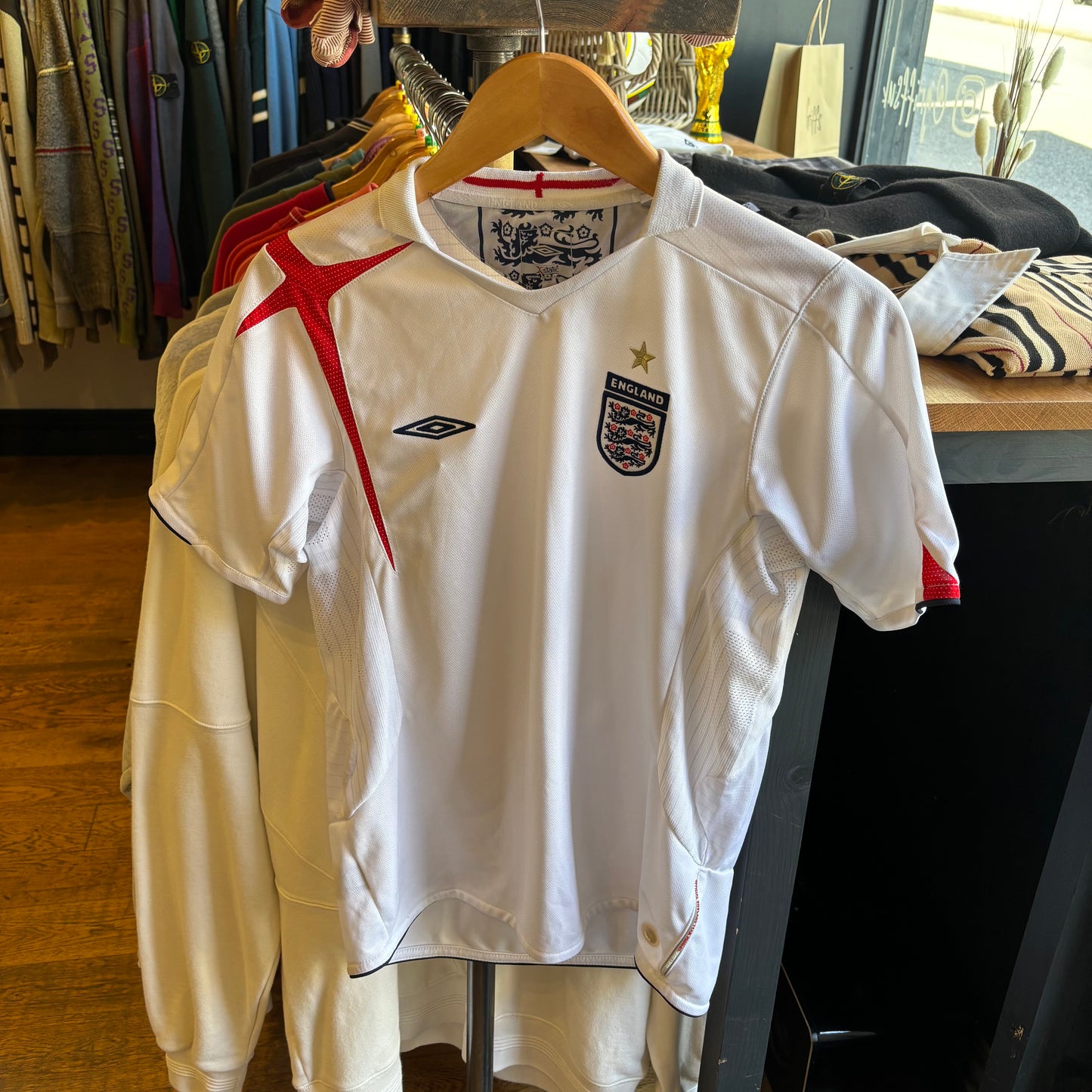 England Umbro 2005/07 Home Shirt White (XS)