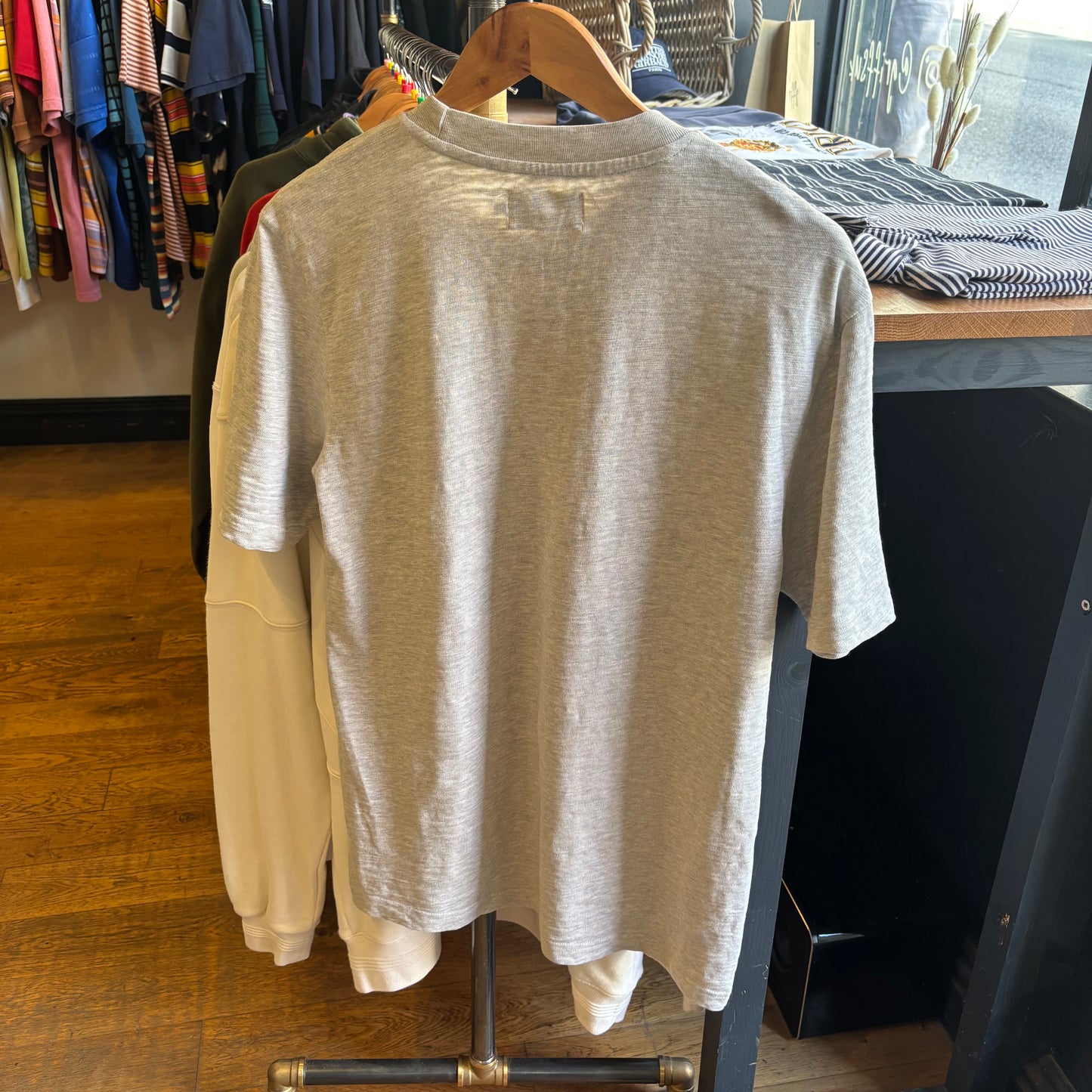 Palace FW22 Slub Square Pocket T-Shirt Grey (Small)
