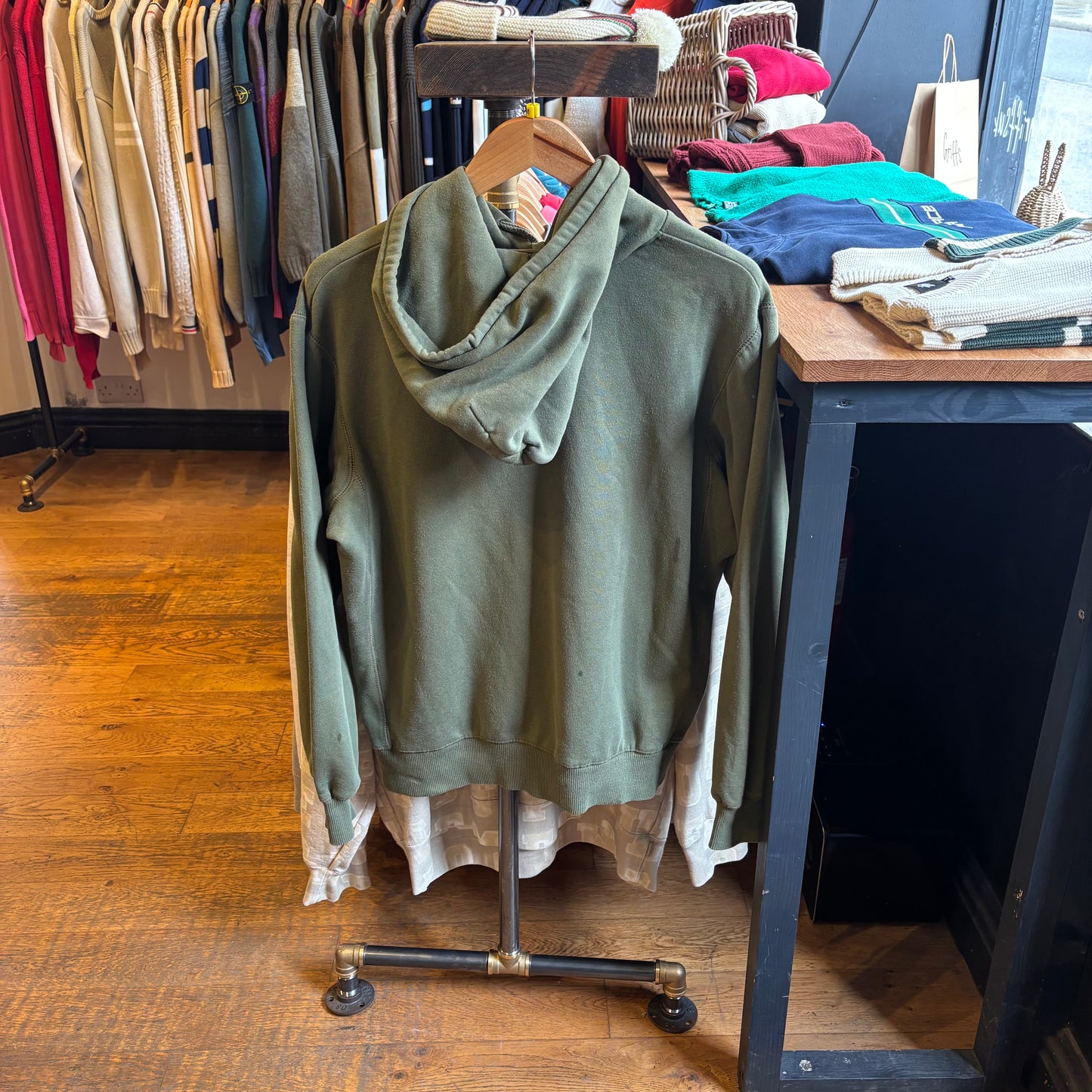 Nike Swoosh Oversized Hoodie Green (Medium)