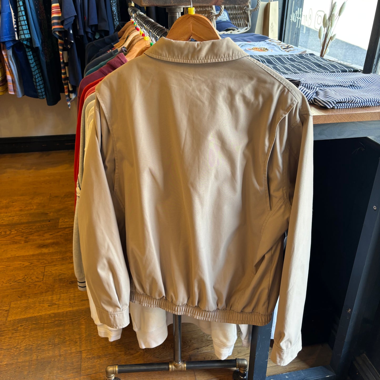 Ralph Lauren Harrington Zip Jacket Beige (Medium)