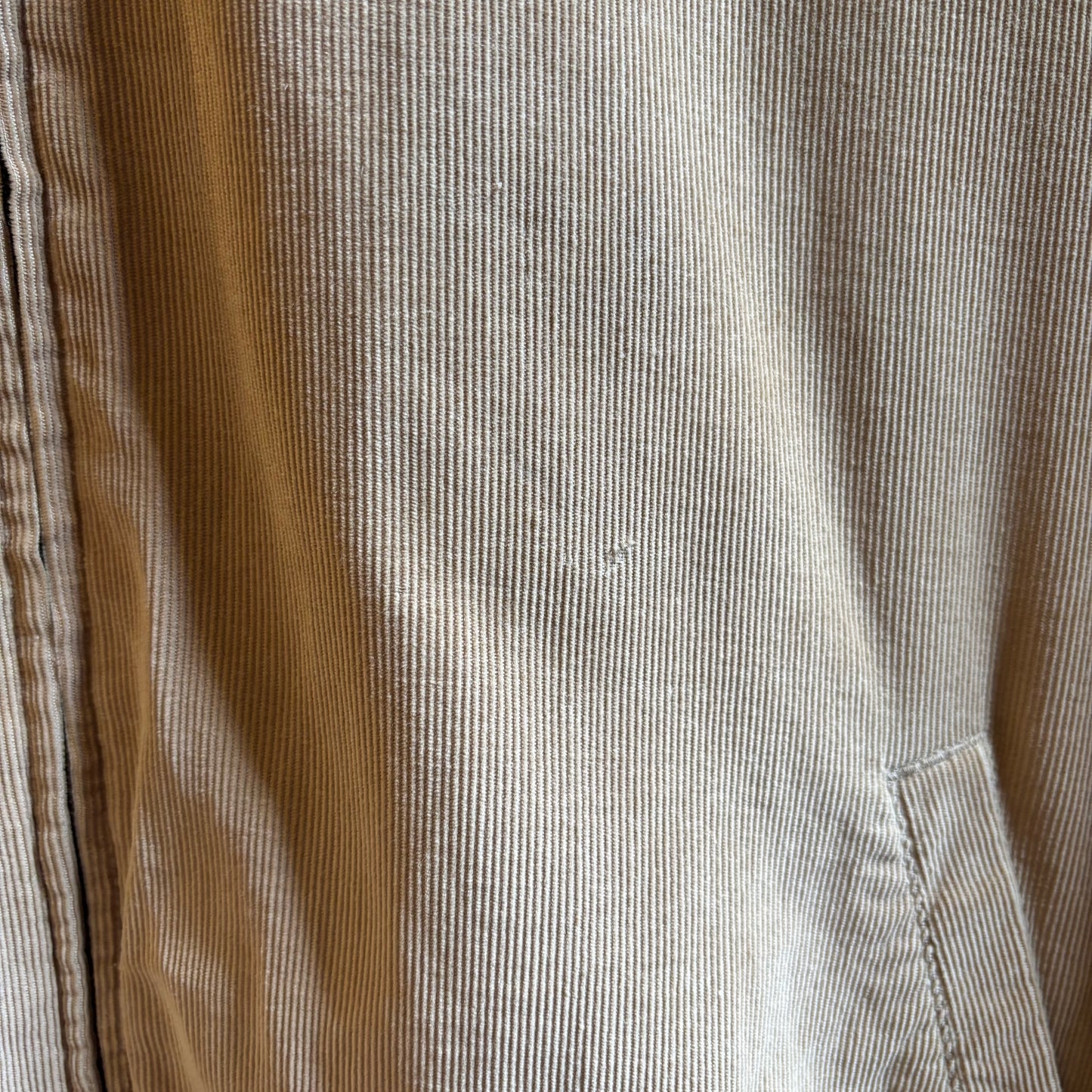 Ralph Lauren Polo Golf Cord Harrington Jacket Beige (Large)