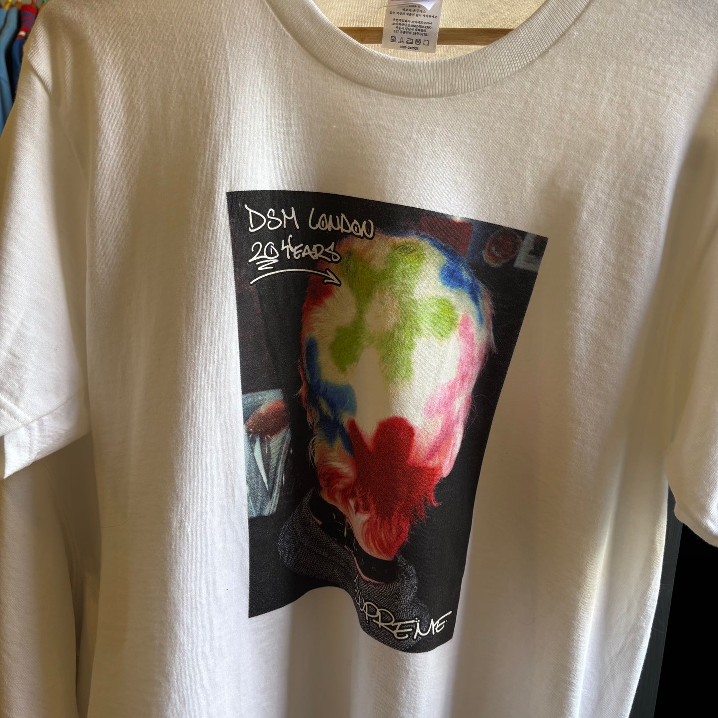 Supreme FW20 DSM 20th Anniversary T-Shirt White (Medium)
