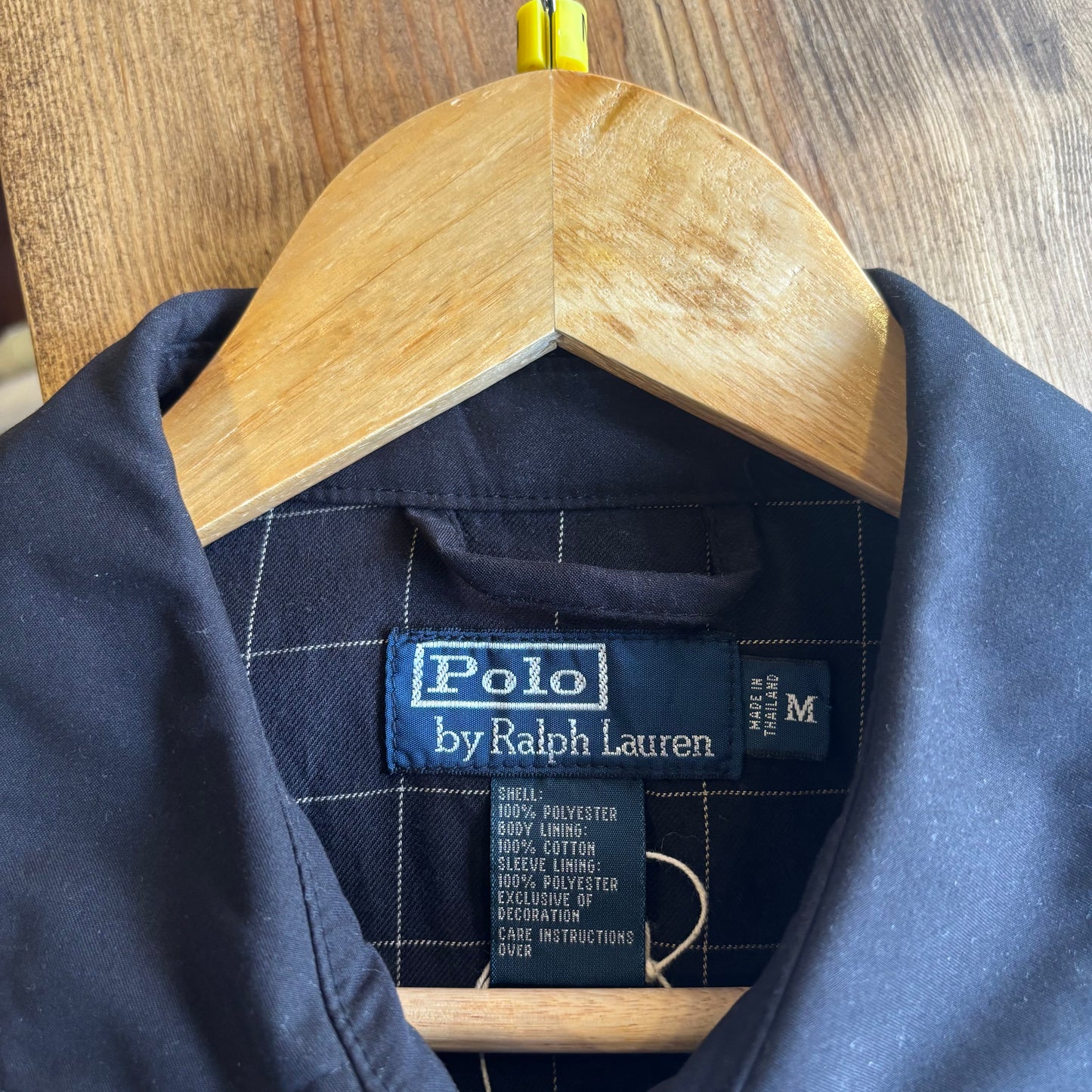 Ralph Lauren Harrington Zip Up Jacket Black (Medium)