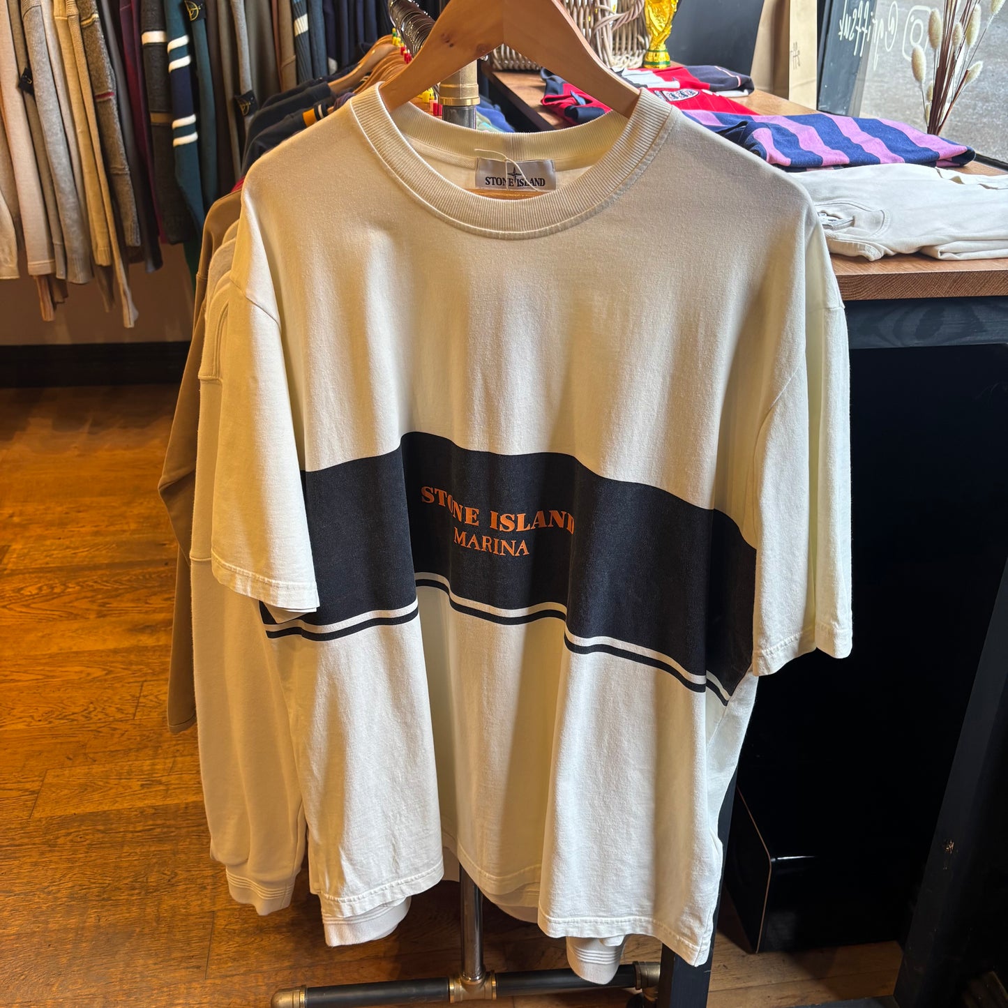 Stone Island Marina Block T-Shirt White (XXL)