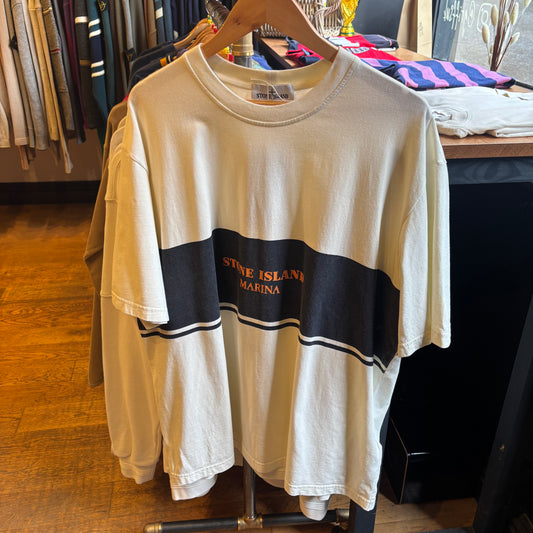 Stone Island Marina Block T-Shirt White (XXL)