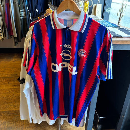 Bayern Munich Adidas Football Shirt Blue/ Red (XL)