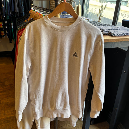 Palace SS19 Sofa Crew Sweatshirt Oatmeal (Small)
