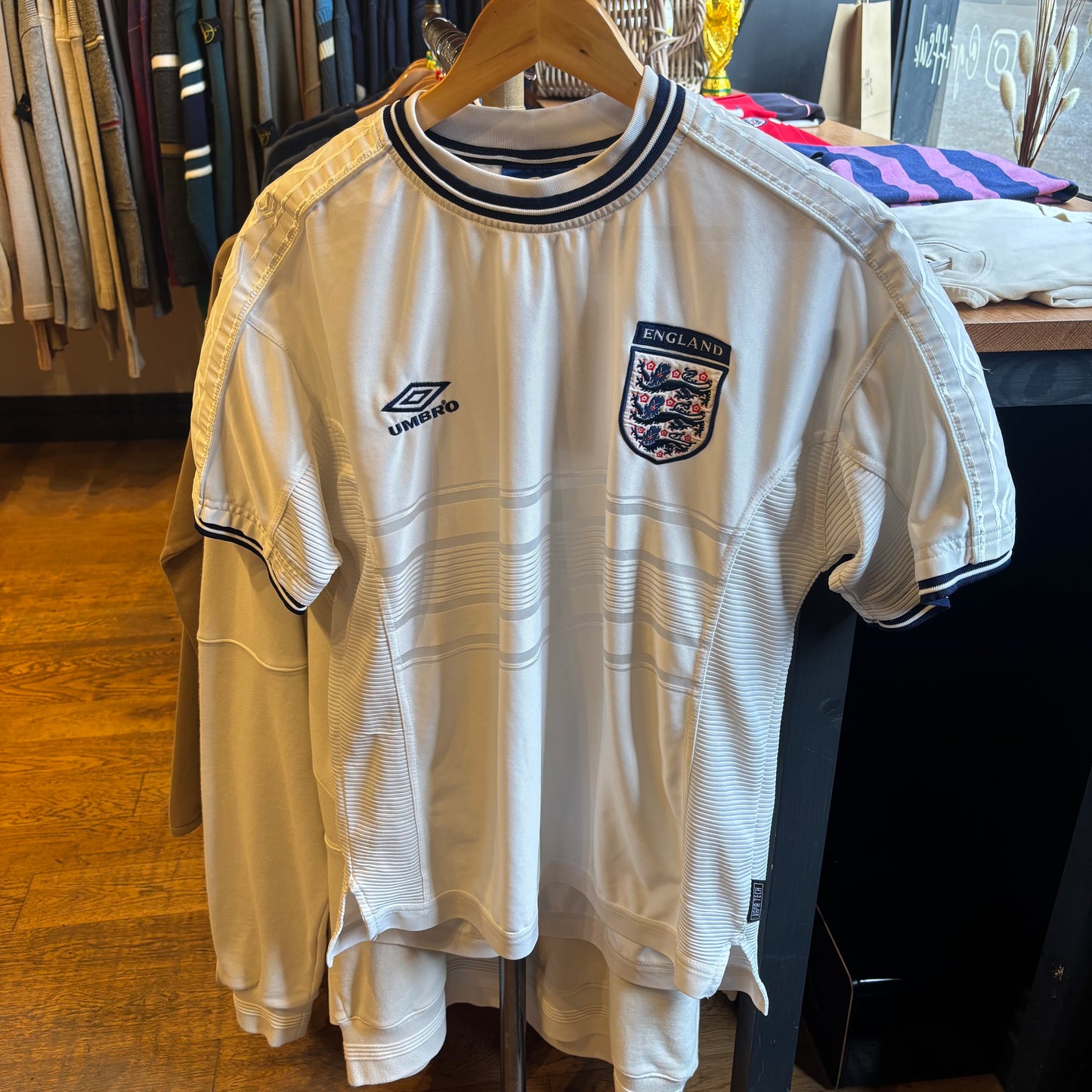 England Umbro 1999/01 Home Shirt White (Medium)