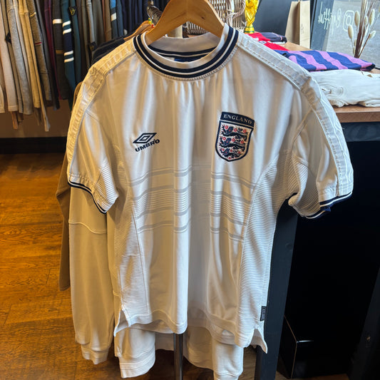 England Umbro 1999/01 Home Shirt White (Medium)