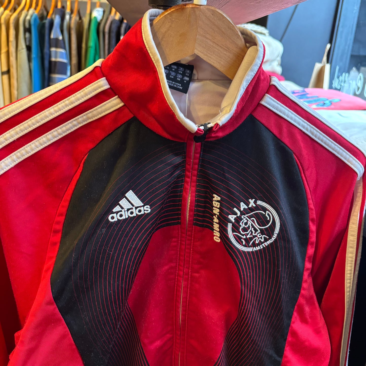 Ajax Adidas 2007/08 Training Jacket Red (XS)