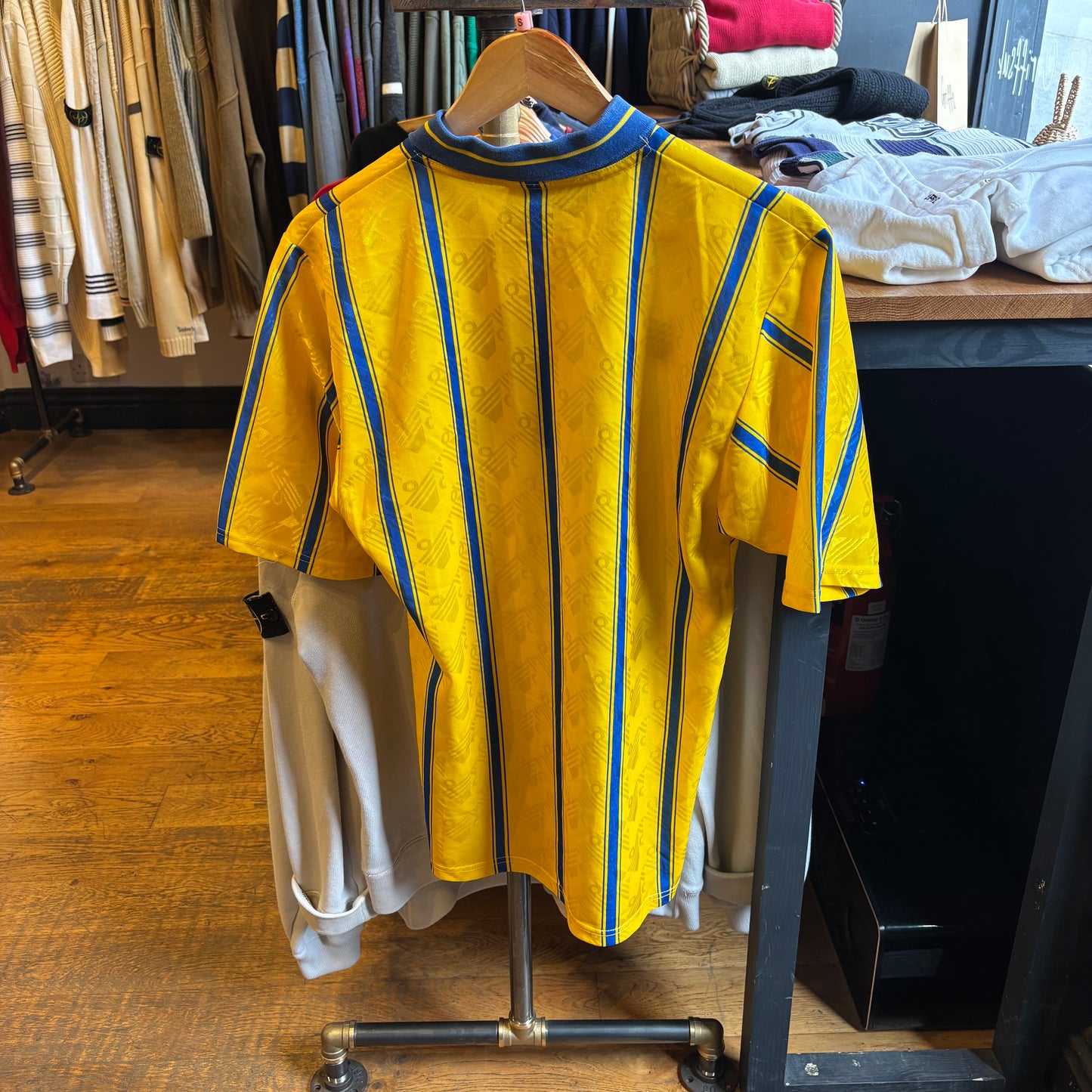 Birmingham City Admiral 1993/94 Away Shirt Yellow (Small)