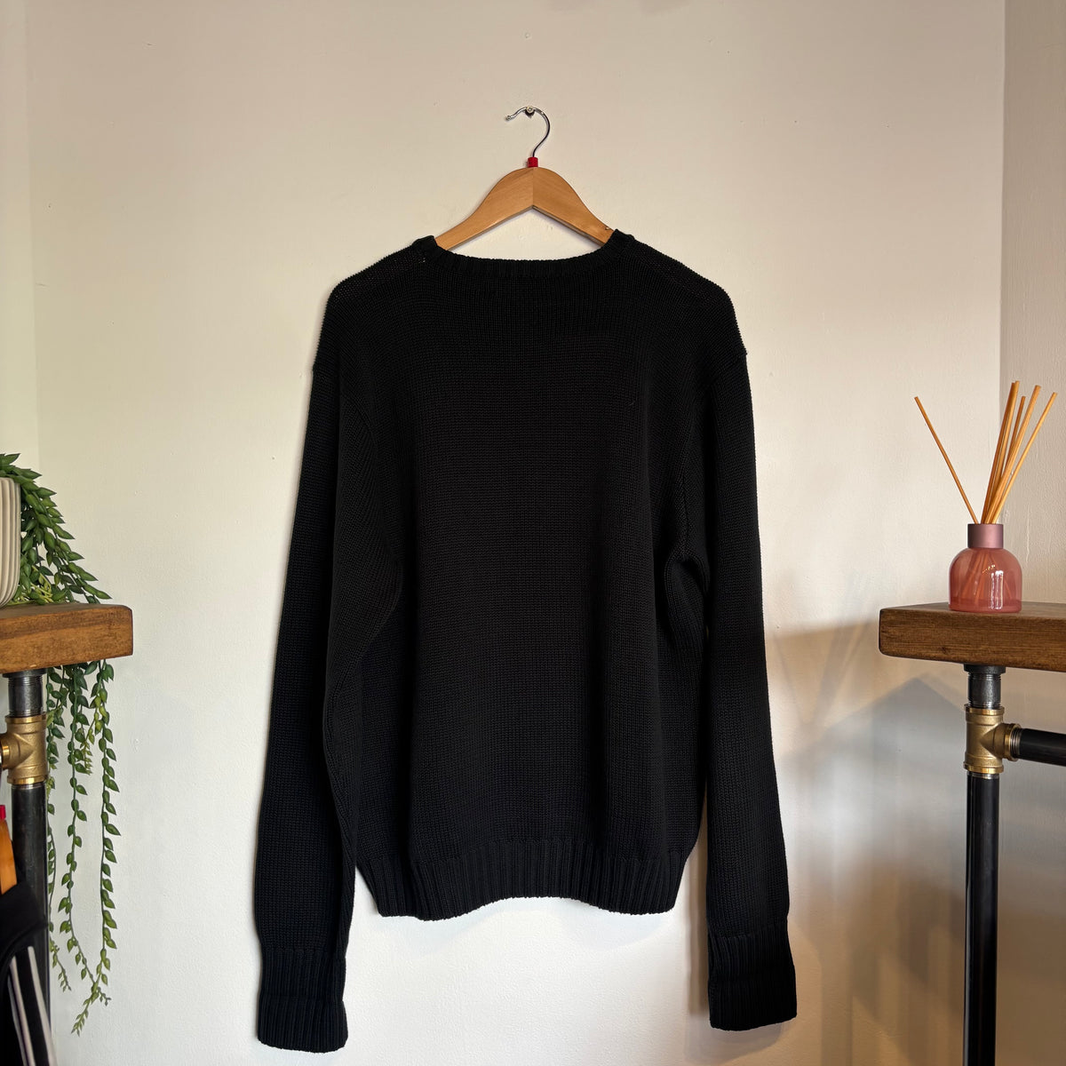 Ralph Lauren Pullover Knit Jumper Black (Large)
