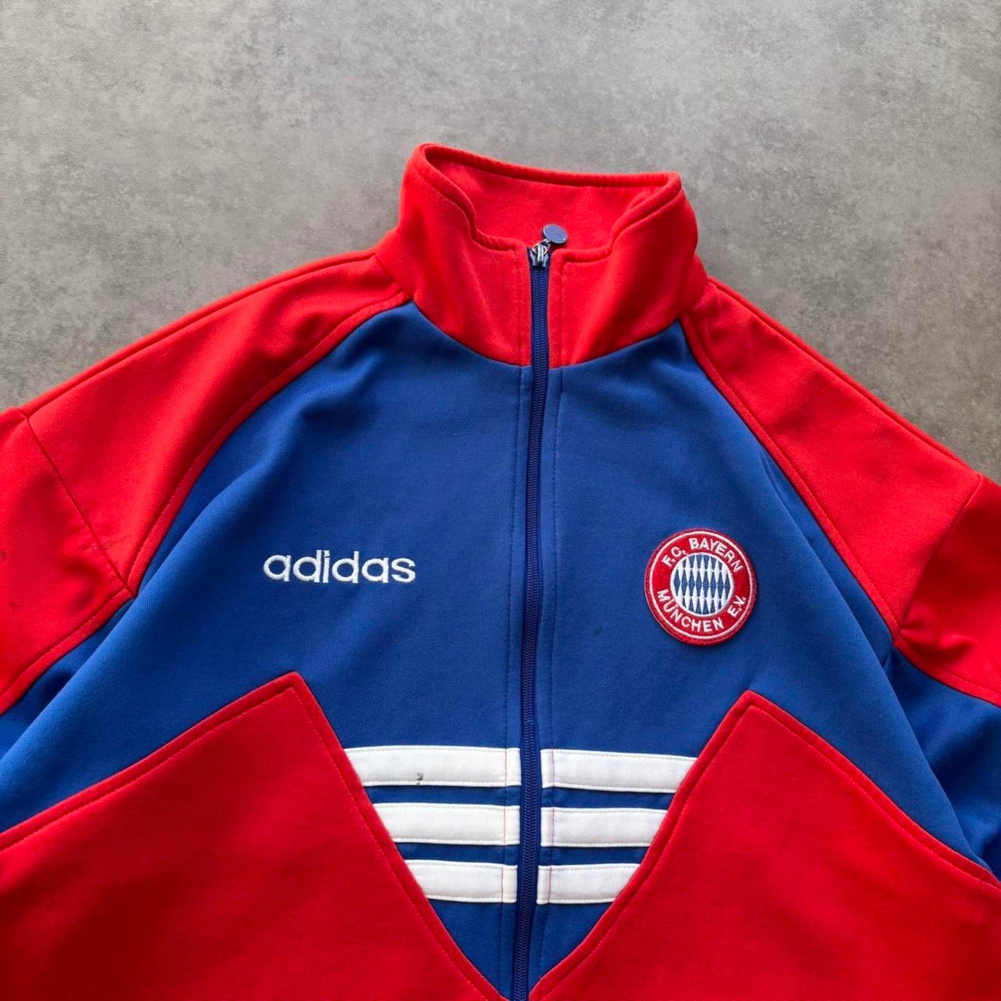 Bayern Adidas 1993-95 Jacket Red (Small)