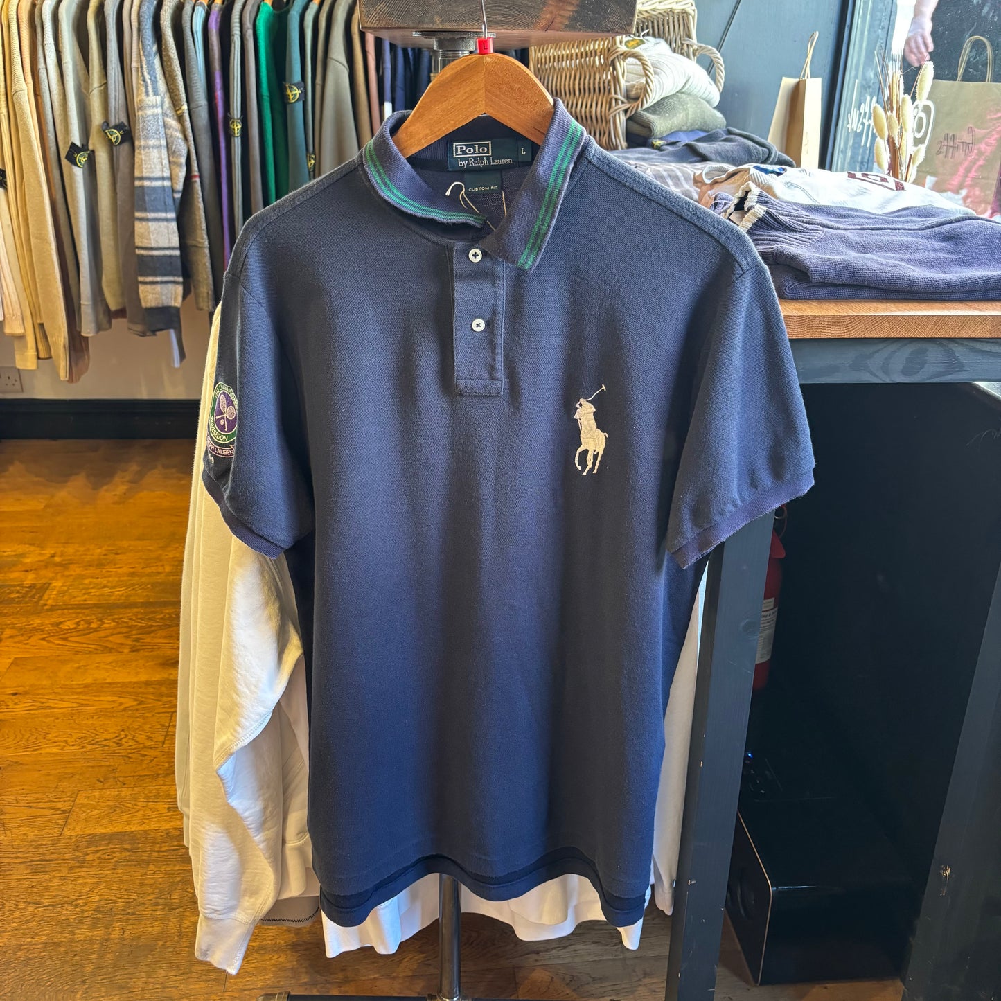 Ralph Lauren Wimbledon 2009 Polo Shirt Navy (Large)