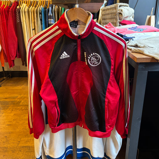 Ajax Adidas 2007/08 Training Jacket Red (XS)