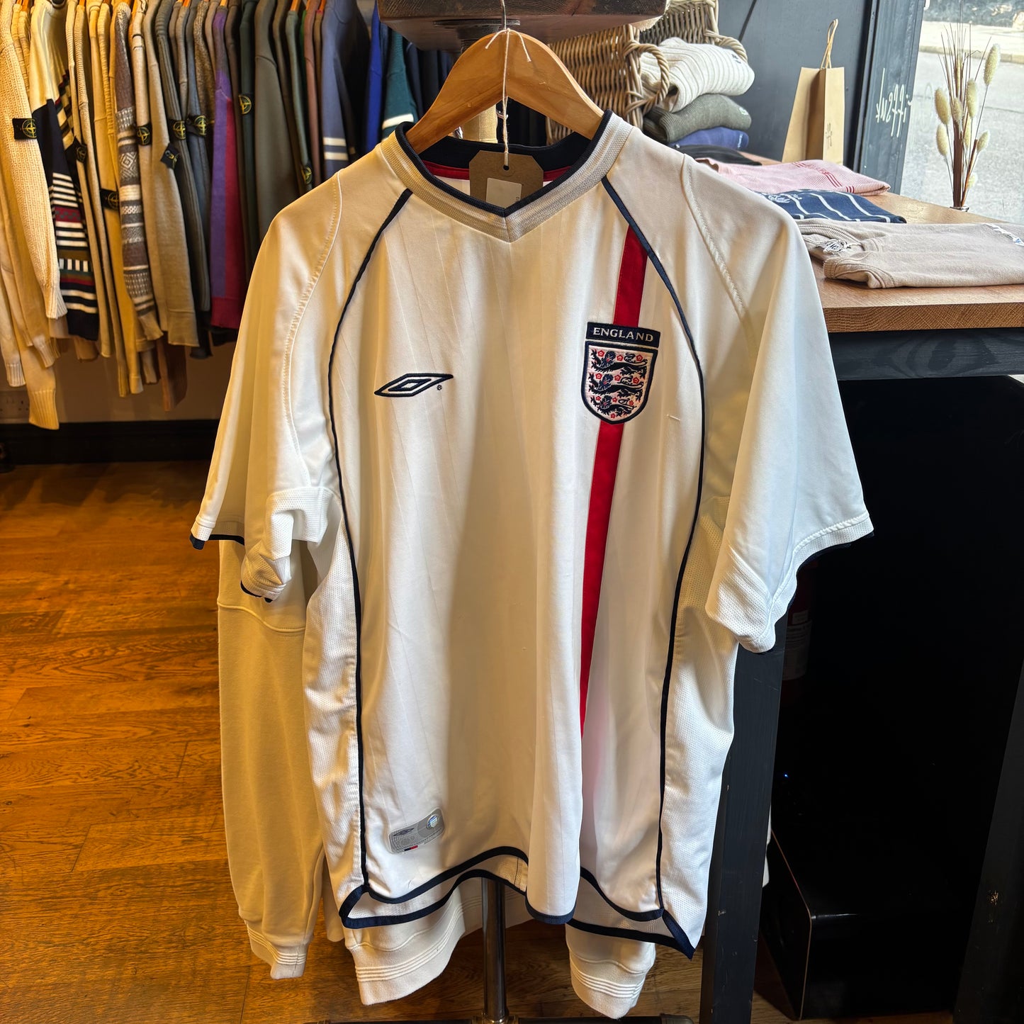England Umbro 2001/03 Home Shirt White (Large)