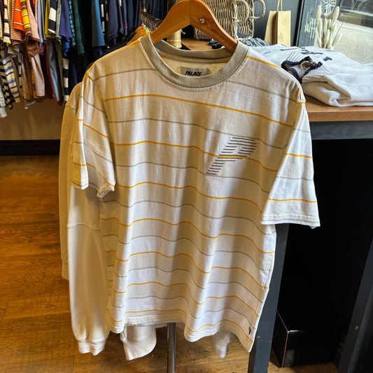 Palace FW20 The Stripe Is Right T-Shirt Off White (XL)