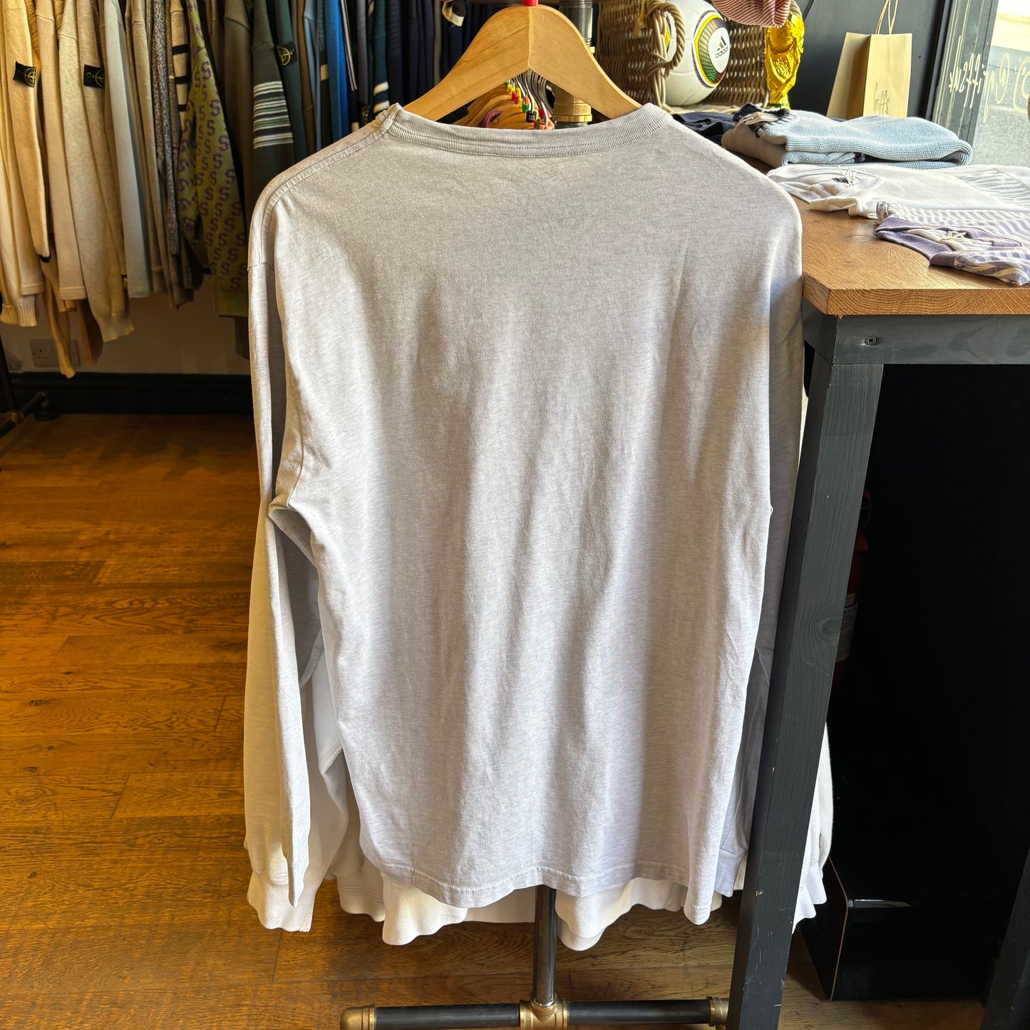 Palace SS23 Sofar Longsleeve T-Shirt Grey (Large)