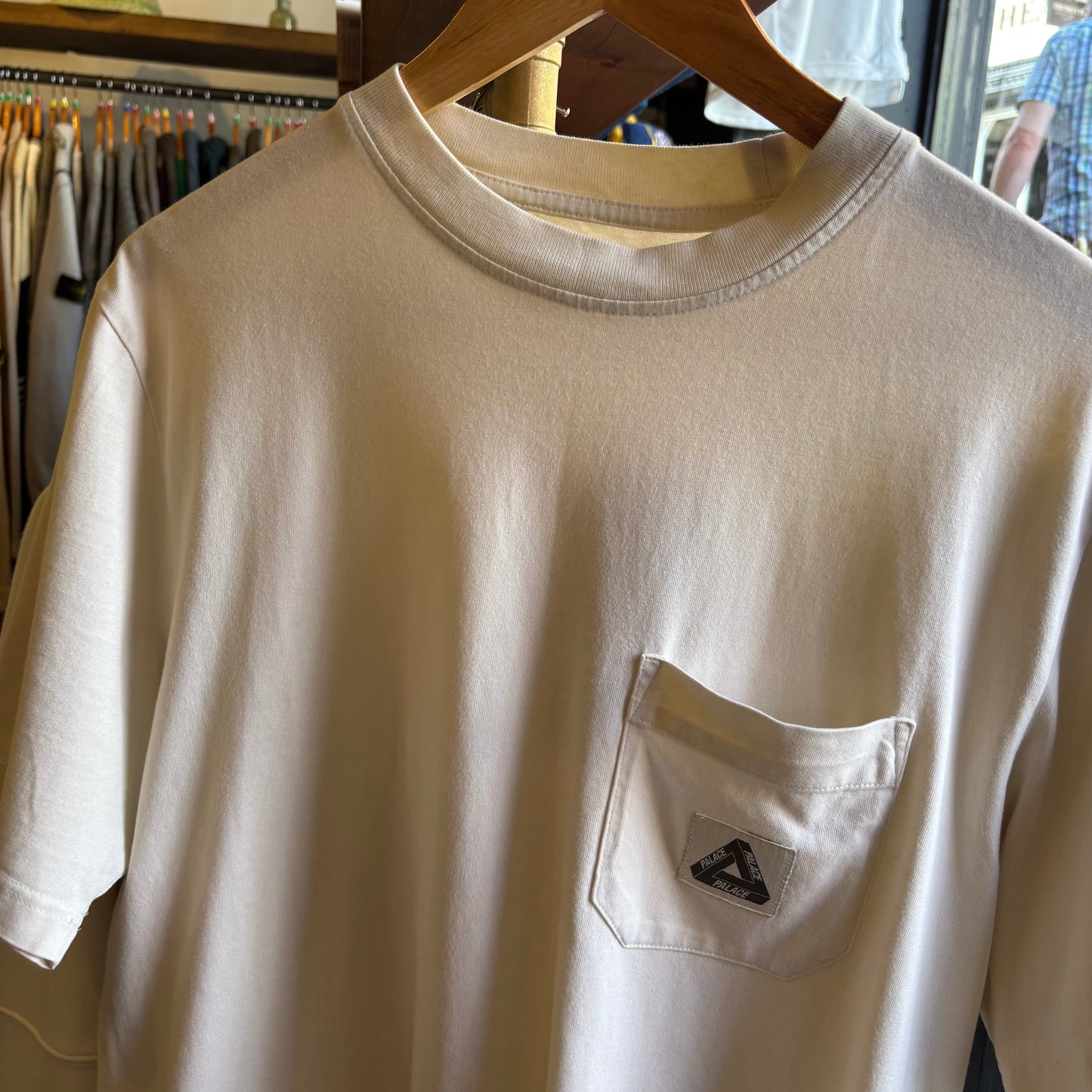 Palace FW25 Patch Pocket T-Shirt White (Medium)