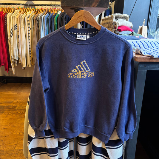 Adidas Spellout Oversized Sweatshirt Navy (XXS)