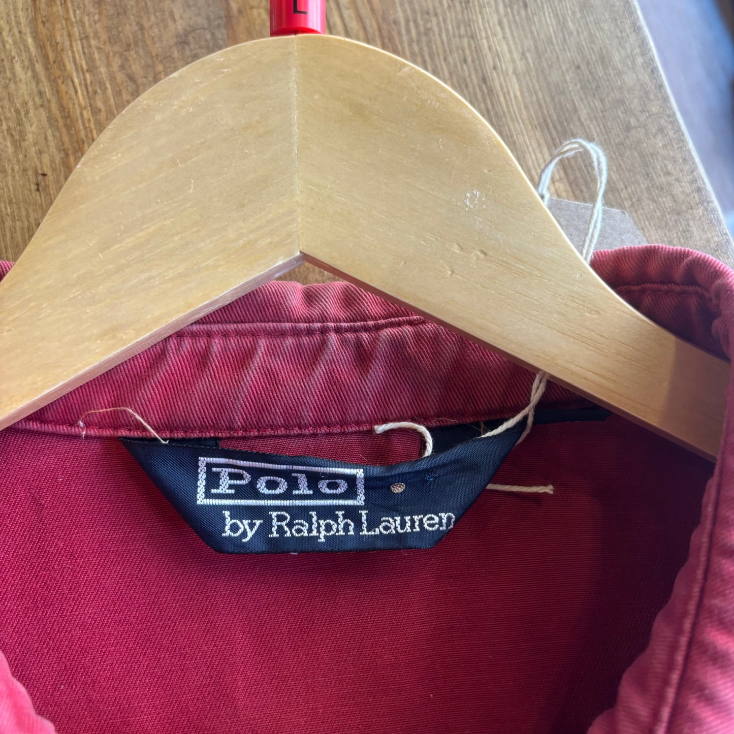 Ralph Lauren Harrington Zip Up Jacket Red (Large)