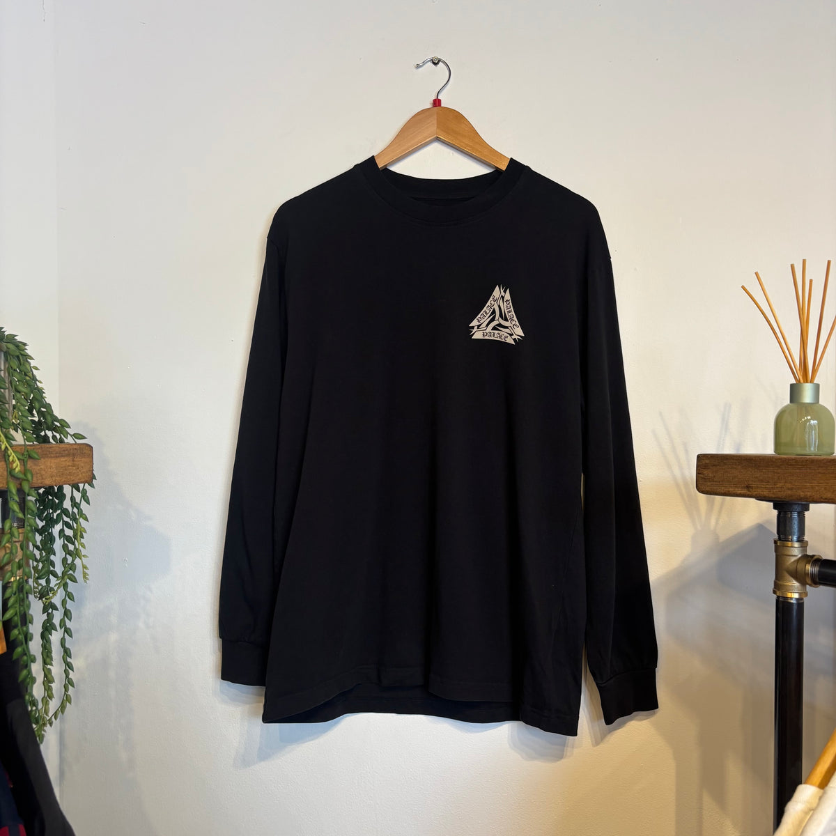 Palace FW23 Tribal Tri Longsleeve T-Shirt Black (Large)