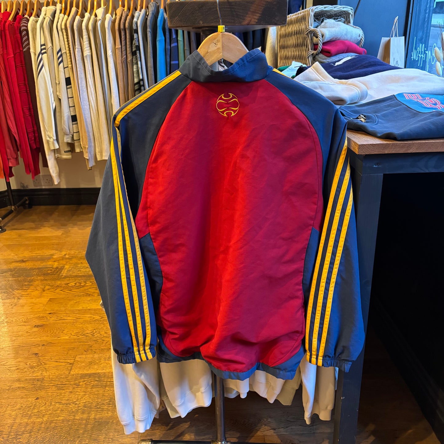 Adidas Spain 2006/08 Track Jacket Blue/ Red (Medium)