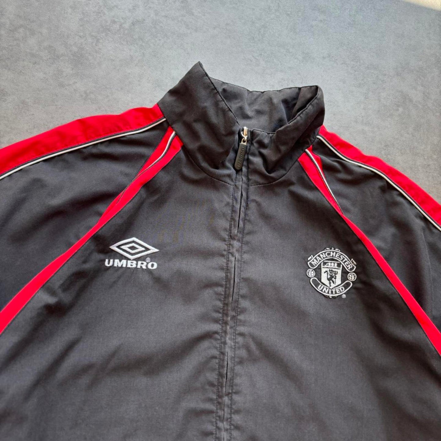 Man United Jacket Black (Medium)