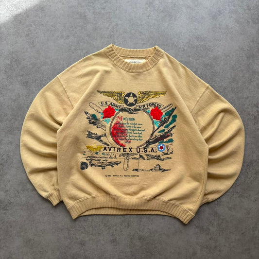 Avirex Sweatshirt Beige (Small)