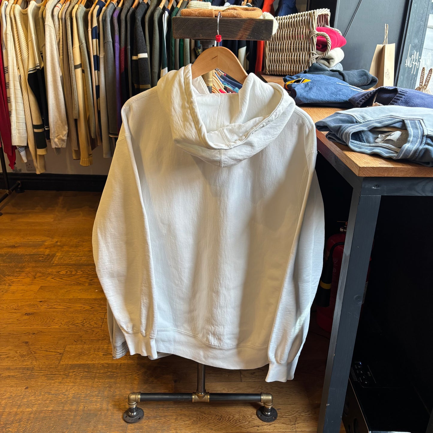 Supreme FW20 S Logo Oversized Hoodie White (Large)