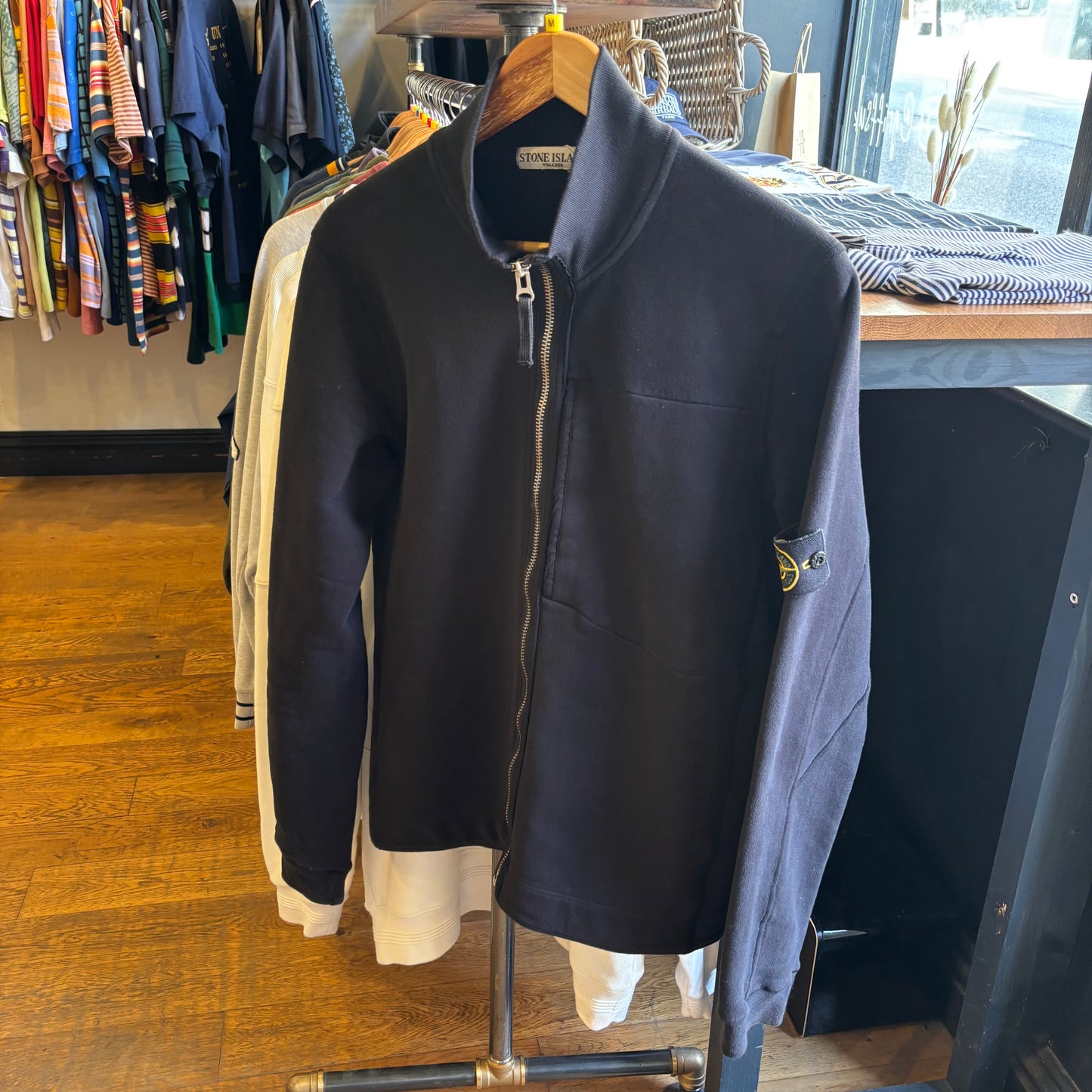 Stone Island A/W 2007 Full Zip Jumper Black (Medium)