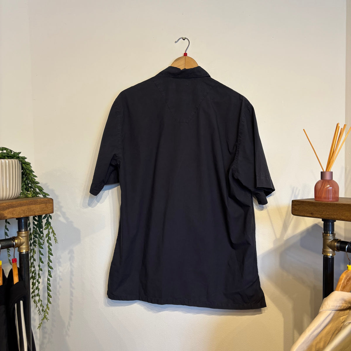 Stone Island S/S 2001 Compass Shirt Navy (Large)