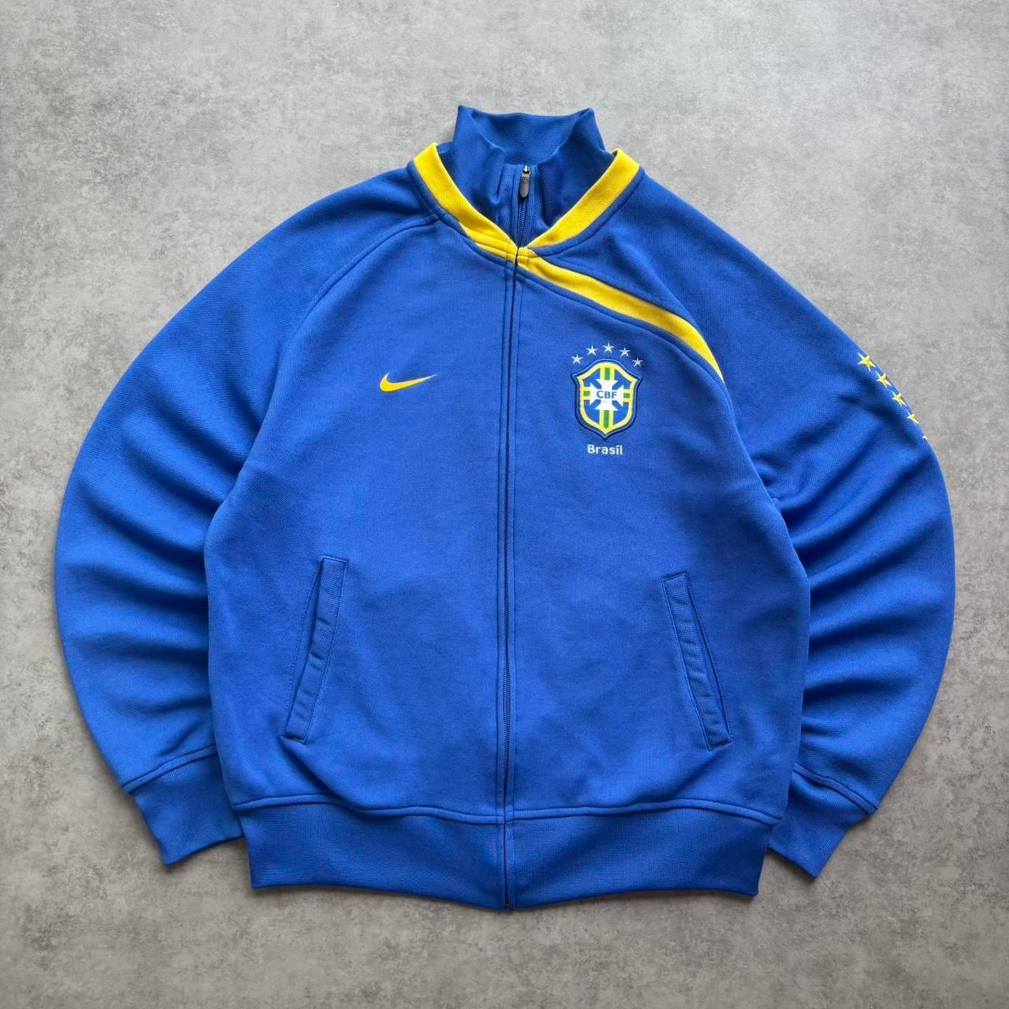 Nike Brazil Jacket Blue (Large)