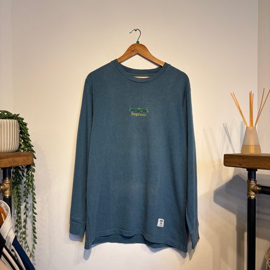 Supreme FW16 Thistle Longsleeve T-Shirt Blue (XL)