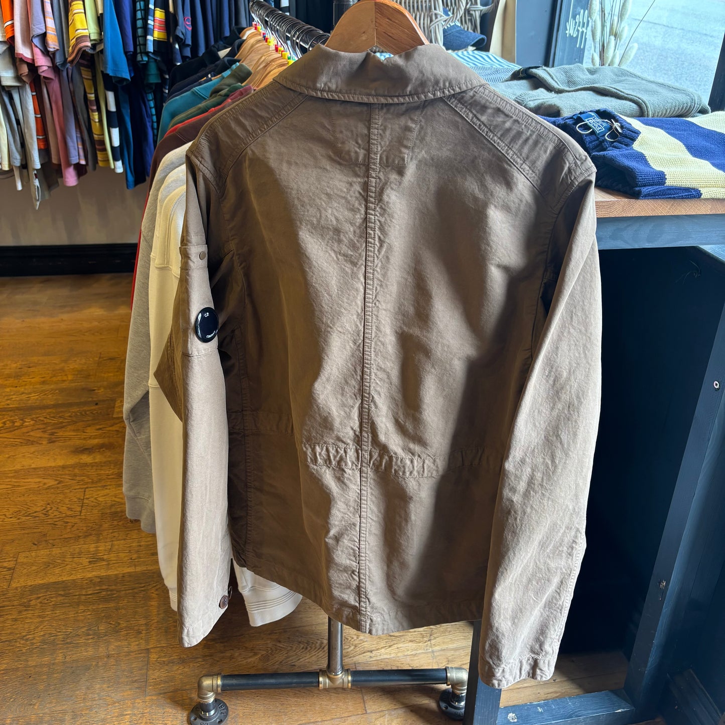 CP Company Mais-B Bronze Chore Jacket Brown (Large)