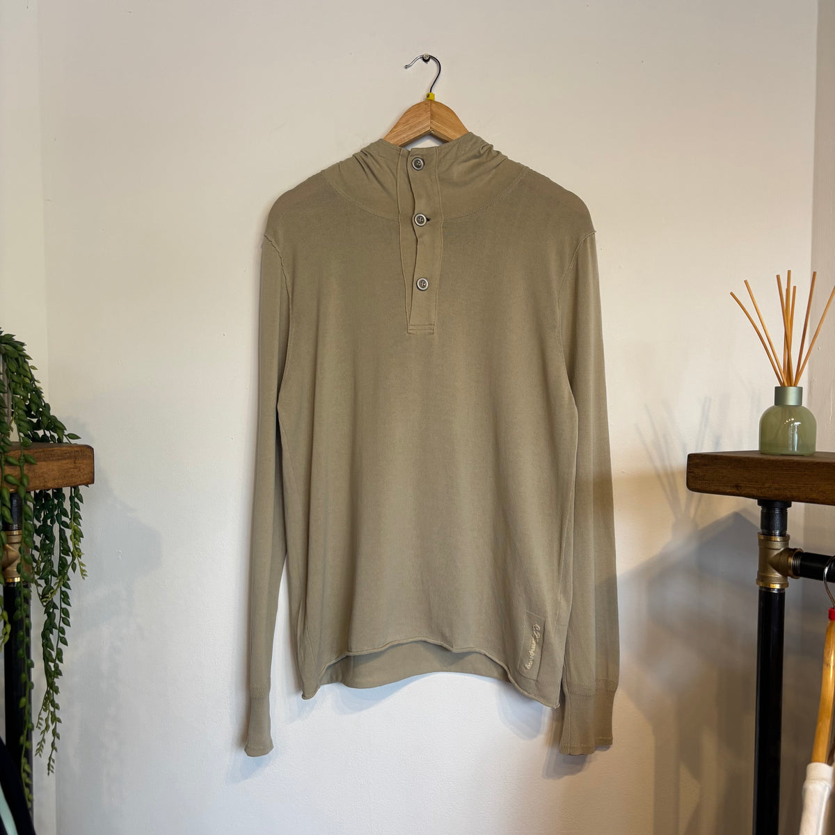 CP Company S/S 2005 Knit Hoodie Beige (Medium)