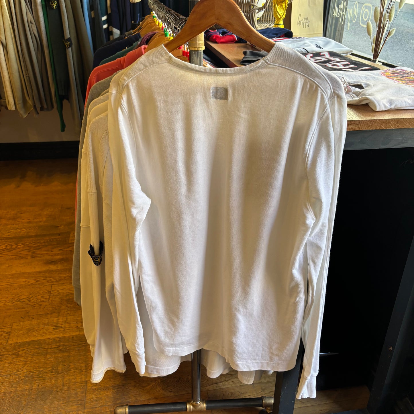 CP Company 2010's Longsleeve T-Shirt White (Large)