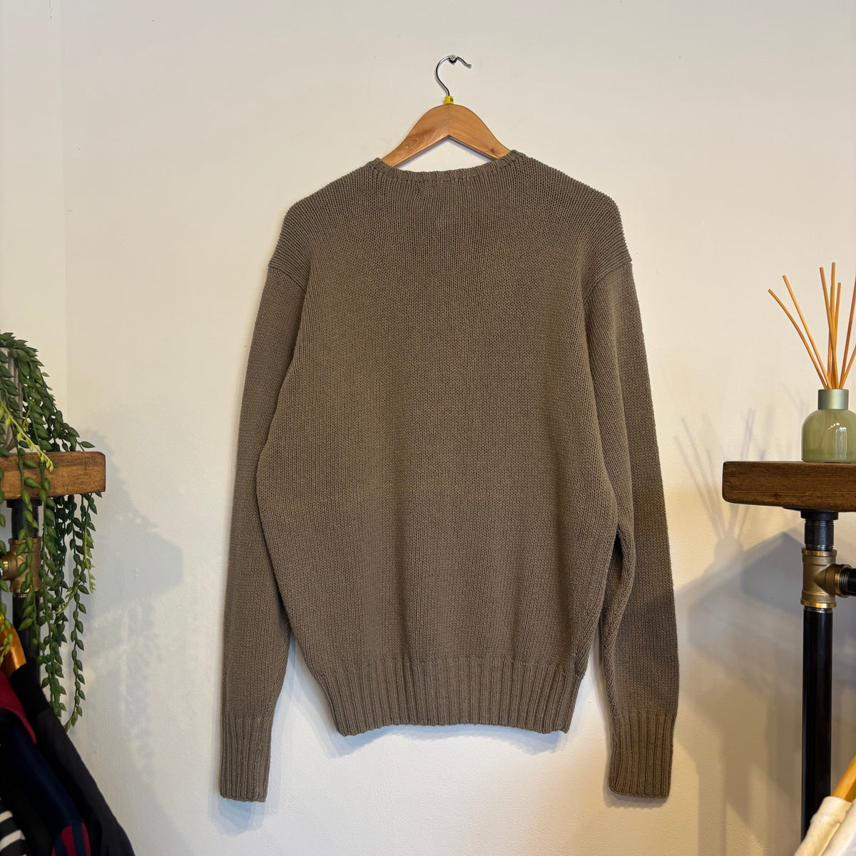 Ralph Lauren Pullover Knit Jumper Brown (Medium)