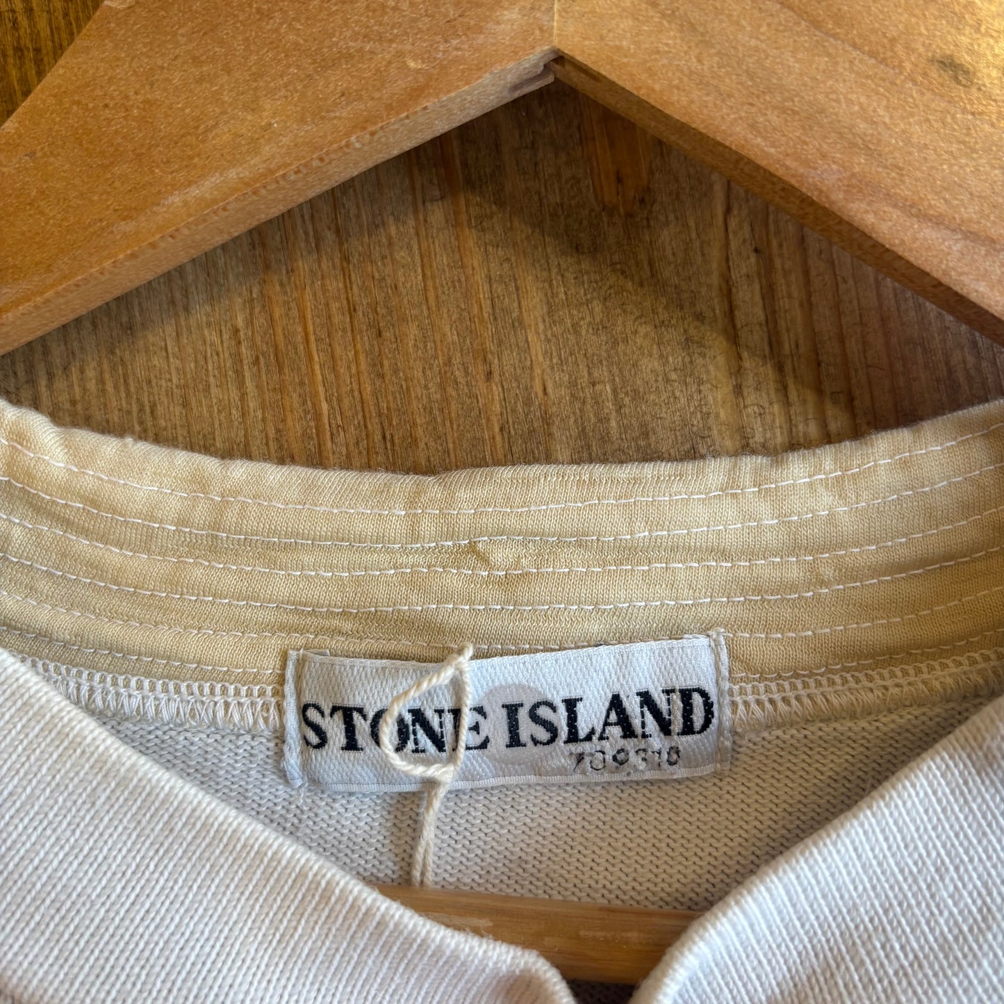 Stone Island S/S 2002 Pullover Sweatshirt White (Large)