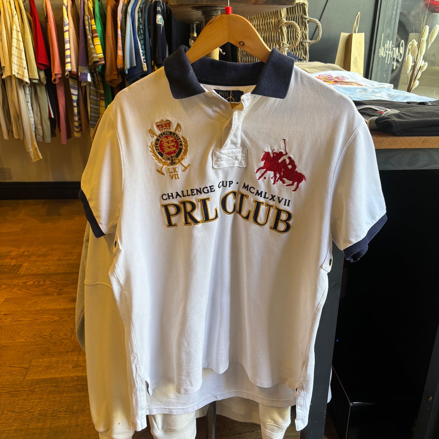 Ralph Lauren PRL Polo Shirt White (Large)