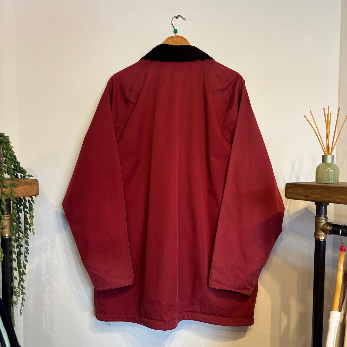 Barbour Lightweight Beaufort Zip Jacket Red (XL)