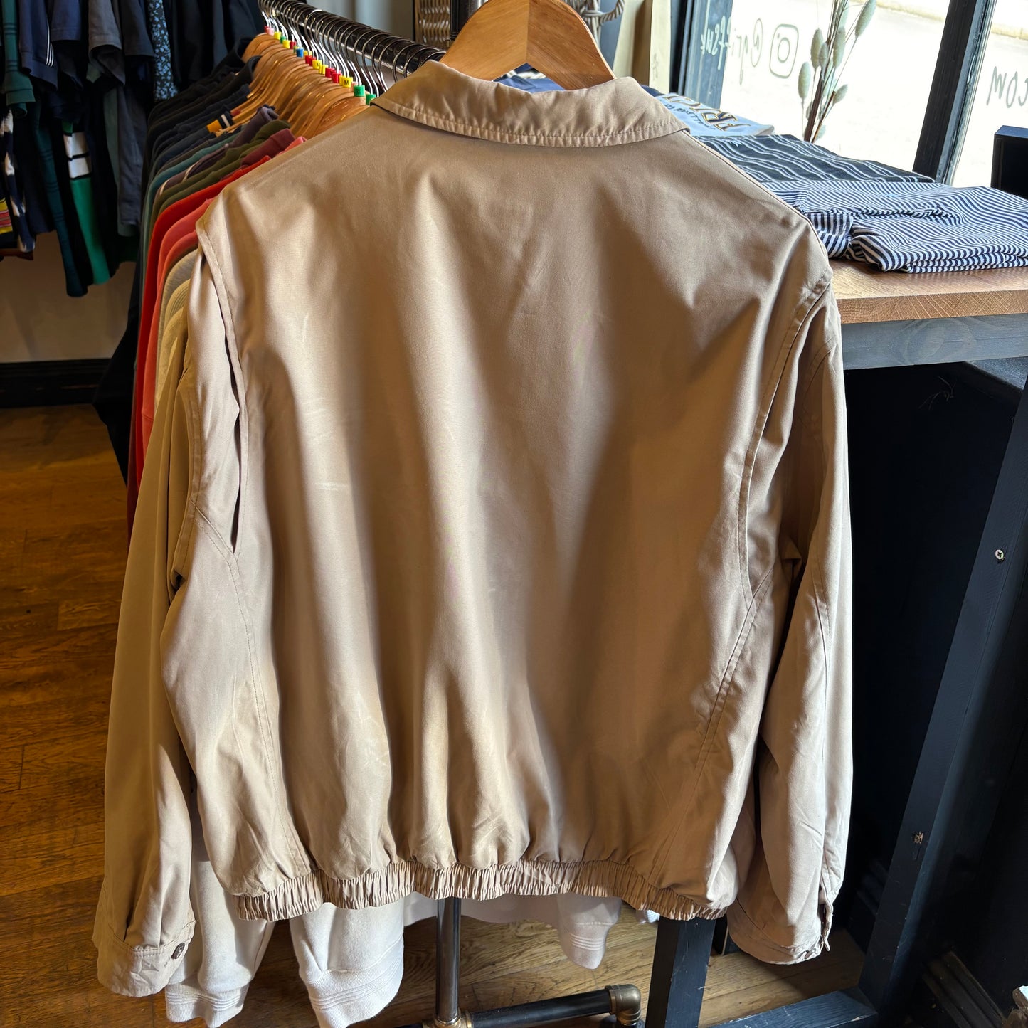 Ralph Lauren Harrington Zip Jacket Beige (Large)