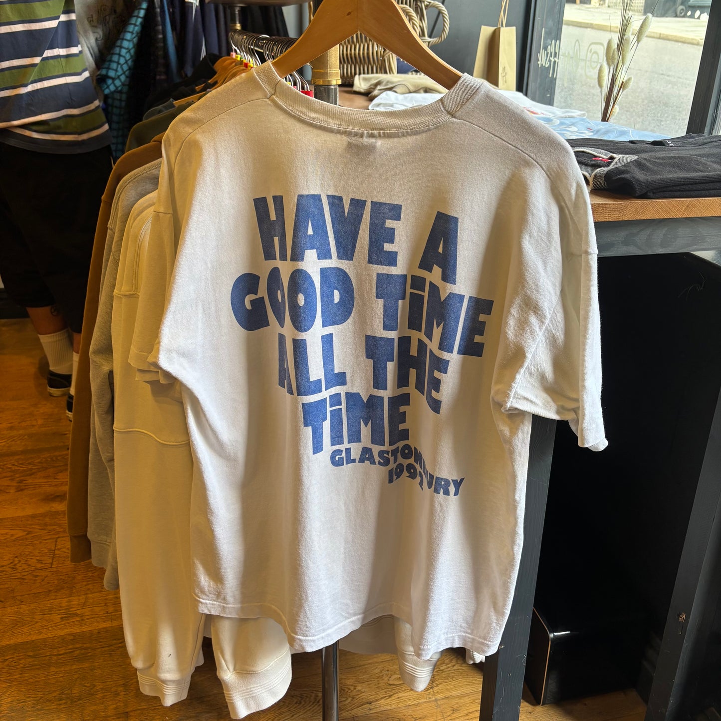 Glastonbury 1992 Carter Do Re Me T-Shirt White (Medium)