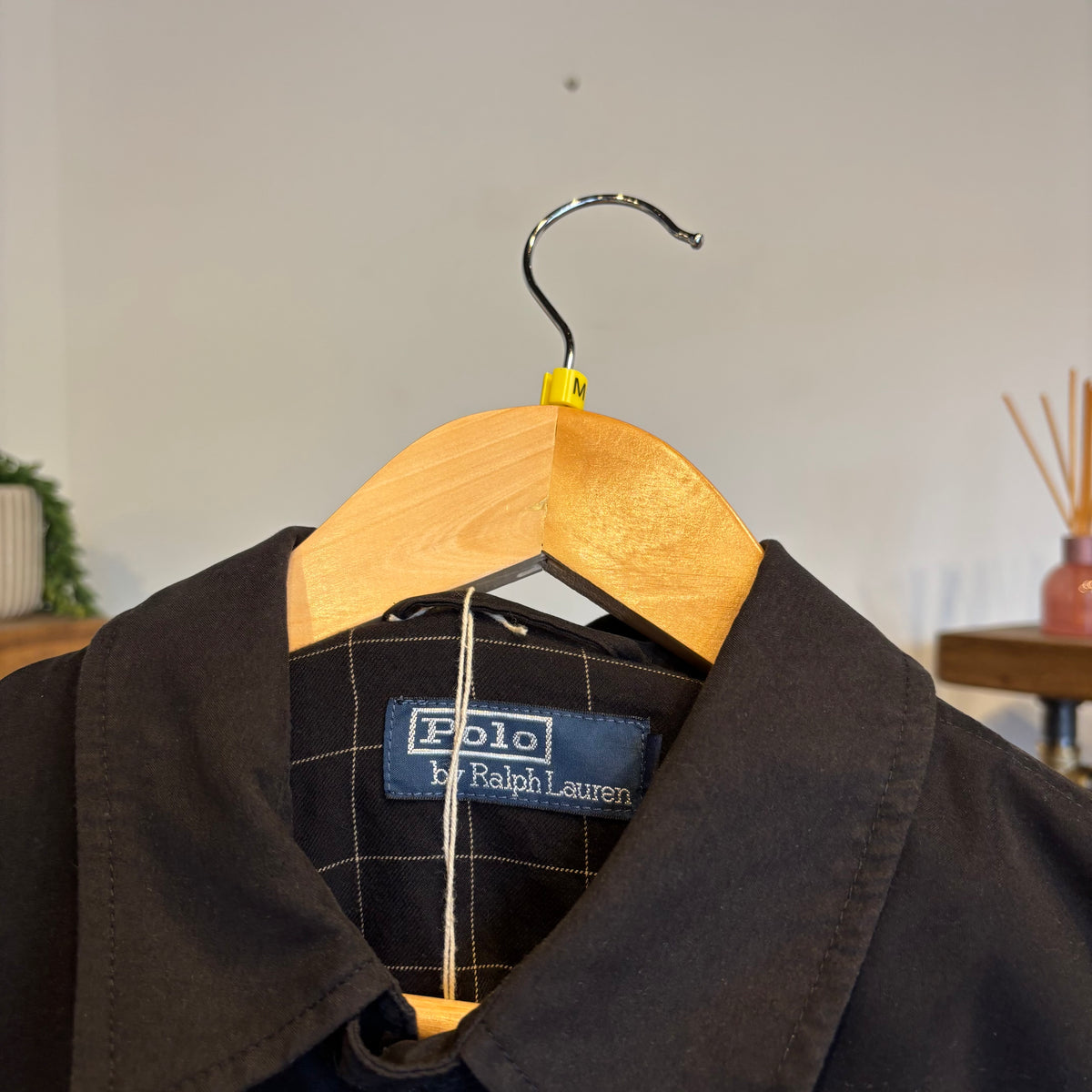Ralph Lauren Harrington Zip Jacket Black (Medium)